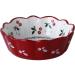 Bowl Snack Dip Bowls Dishware Creative Dessert Bowl Cute Cherry Bowl Underglaze 5.9 Inch Small Salad Bowl Hand-Painted Tableware Compatible with Kitchen Restaurant Gifts