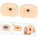 Beatifufu 1 Set Makeup Practice Skin Eyeshadow Fake Silicone Skin Blank Makeup Skin Tool Make up - Buy Online on GoSupps.com