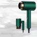 Negative Ionic Hair Dryer 1200W with Concentrator Portable Foldable Hairdryer 3 Speed Folding Portable Mini Hairdryer for Home Living and Travel Green Small Gift - Buy Online on GoSupps.com