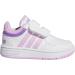 adidas Kids Hoops Mid 2.0 I Fitness Shoes - Child 5 UK - Ftwr White/Lilac Violet Fusion - Buy Online on GoSupps.com