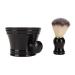 Professional Shaving Brush with Soft Synthetic Bristles & Shaving Bowl - Perfect for Barbers | International Shipping Available - Buy Online on GoSupps.com