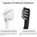 BREVI Nordic Premium Nano Toothbrush - Extra Soft with 20000 Bristles (Black+White) - Buy Online on GoSupps.com