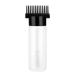 Root Comb Applicator Bottle 6 Ounce Hair Oil Applicator Applicator Bottle for Hair Dye Bottle Applicator Brush with Graduated Scale Profssional Brush Applicator Comb Dye and scalp treament essential Black