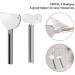Luejnbogty 10 Pieces Metal Toothpaste Squeezer Tube Squeezer Press Key Tube Squeezer for Family Washroom Bathroom Toothpaste Etc - Buy Online on GoSupps.com