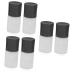 FOMIYES 6 Pcs Liquid Foundation Press Bottle Travel Pump Bottle Glass Terrarium Refillable Lotion Bottle As Shownx3pcs 8.5x3.9cmx3pcs