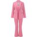 2 Piece Outfits for Women UK Sale Clearance Stretchy Blazer Jacket Slim Fit Trouser Pants Suits Sets Long Sleeve Casual Office Ladies Blazer Set 4088-sasnx-pink-b S - Buy Online on GoSupps.com