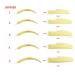 Silicone Curler Pad Set - 10Pcs/5 Sizes for Lash Perm Kit | Reusable Lower Lash Isolation Pads for Tint & Perm Eyelashes (Yellow) - International Shipping - Buy Online on GoSupps.com