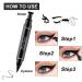 BINGBRUSH Double-sided Liquid Stamp Eyeliner Pen - Waterproof, High Black Pigment Formula for Winged Stamp Makeup - Buy Online on GoSupps.com