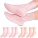 Silicone Socks Aloe Socks Anti Slip Moisturizing Socks Silicone Gel Heel Socks Comfortable Lotion Socks for Dry Feet Moisture Enhancing Socks for Women Men Dry Cracking Skin (Skin colour) L Skin colour - Buy Online on GoSupps.com