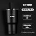 ALINK 12-Pack Reusable Black Straws 10.5 Long Hard Plastic Tumbler Straws with Cleaning Brush - Buy Online on GoSupps.com