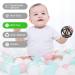 Baby Grasping Toy & Teething Ring - Dark Grey BPA-Free Food-Grade Silicone | Safe Baby Toys for International Shipping - Buy Online on GoSupps.com