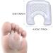 Fit 10 Pairs Silicone Insoles for High Heel Pumps | Anti-Slip Gel Pads Heel Protection & Forefoot Pain Relief - Buy Online on GoSupps.com