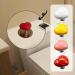 Creative Cabinet Handle Toilet Press Button Manicure Protection Heart Shaped Punch Free Bathroom Kitchen Accessories S1 - Buy Online on GoSupps.com