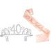 FOMIYES Satin Bonnet 1 Set Crown Hair Comb Woman Hair Piece Crystal Womens Belts - Buy Online on GoSupps.com