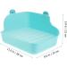 BESPORTBLE Rabbit Potty Trainer Hamster Cage Green Rabbit Potty Pan Ferret Potty Trainer Guinea Pig Bedding - Buy Online on GoSupps.com