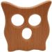 Wendysun 10pcs Owl Shape Wood Teether - Baby Teething Nursing Beech Teether - DIY Pendant Toy - Buy Online on GoSupps.com