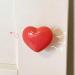 Creative Cabinet Handle Toilet Press Button Manicure Protection Heart Shaped Punch Free Bathroom Kitchen Accessories S1 - Buy Online on GoSupps.com