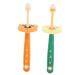 Magiclulu 2 pieces 360 toothbrush hand toothbrush for children silicone bristles toothbrushes mouth cleaning toothbrushes 360 degrees toothbrushes 360 degrees toothbrush manual toothbrushes