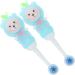 Ipetboom 4-Pack Children's Toothbrushes | Soft Bristles for Toddlers & Newborns | Sweet Colors & Round Heads | Ideal for Baby Teething & Oral Care Accessories - Buy Online on GoSupps.com