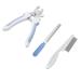 CybgQP PET claw scissors for dogs Set including claw file and flea comb claw scissors cats nail scissors nail scissors cat claw cutter cat cat nail clipper for dogs cats rabbits