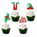 24pcs I'm Back Cupcake Toppers Christmas Fairy Cake Decorated Christmas Birthday Party Baby Theme Dessert Insert MGPFERD