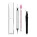 2 Pack Rhinestone Picker Dotting Pen Diamond Painting Wax Pencil + Tweezer - Nail Art DIY Decoration Tool - Buy Online on GoSupps.com