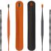 4sets Steel Care Earwax Adult Pick Cleaning Adults Picker Household Reusable Spiral End with Kit for Cleaner Double-Headed Professional Spoon Practical Curette Remover Double Orange dark Greyx2pcs 15.5x3cmx2pcs - Buy Online on GoSupps.com