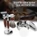 Shop Lefeda Simply Men's Beard Shaving Set - Stylish Stainless Steel Razor Stand & Brush - Perfect Gift (14x16.5cm) - International Shipping Available - Buy Online on GoSupps.com