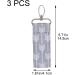  Wudaizhi 3pcs Lip Balm Bag Chapstick Bag Keyring Colourful Print Redistick Bag with Buckle for Women - Buy Online on GoSupps.com