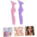 FRCOLOR 2pcs Silicone Beauty Ruler Lip Liner Eye Shadow Marscara Shadow Guide Template Eyelash Tool Face - Buy Online on GoSupps.com