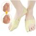 1 pair elastic bunion corrector bunion relief protection sleeves thin bunion toe extensor foot care tool separator hallux valgus supplies (m)