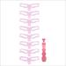 Rongweiwang 8 in 1 magic handle eyebrow class drawing eyebrow card eye brow class draft eyebrow template cards helper makeup tools