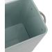 Fockety Laundry Pods Container 7.9 X 6.3 X 4.6In Stainless Steel Laundry Room Container Laundry Powder Container with Spoon Metal Detergent Pods Container for Laundry Room Light Green - Buy Online on GoSupps.com