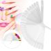 Buy Dekaim 32pcs Clear Nail Tips Stick - False Nail Display Palette for Manicure & Gel Polish Practice - International Shipping Available - Buy Online on GoSupps.com