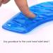 Kindax Gel Toilet Seat Cushion - Portable and Washable Cover (Blue) - Buy Online on GoSupps.com