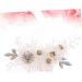 DOITOOL Hair Accessories Tiara Pearl Side Hair Comb Wedding Headwear Wedding Hair Flowers Cloth Hair Comb Wedding Hair Comb Bridal Side Combs Headgear Bride Gauze - Buy Online on GoSupps.com