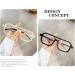 JOVAKIT Blue Light Glasses for Men & Women | Square Aviator Computer Eyeglasses | Anti Eyestrain | Tortoise Frame 52mm - Buy Online on GoSupps.com