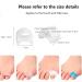 Carolhome 10 Pcs Pinky Toe Splint Gel Separators - Little Toe Spreader for Bunions & Hammer Toes - Bunion Relief (Clear) - Buy Online on GoSupps.com