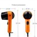 ADITAM Hair Dryer 800W Hair Dryer for Home with Collector Nozzle Configurations Heat Portable Hair Dryer for Bedroom and Student Travel/Orange Double The Comfort - Buy Online on GoSupps.com
