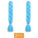 Traziewell Hair Extension Fashion Braiding Hair Extensions for Women Pre Stretched High Temperature Fiber Synthetic Hair Pieces for DIY Cosplay 1907 - Buy Online on GoSupps.com