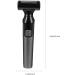 TOYANDONA Tondeuse lectrique pour Femmes Rasoir Corporel tanche Noir 3 Lames Int gr es pilateur pour Visage et Corps pilateur sans pour Aisselles Jambes et Bikini - Buy Online on GoSupps.com