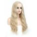 SHINYSHOW 26 Blond 613 Long Wavy Wig | Middle Part Synthetic Halloween Cosplay Wig for Women - Buy Online on GoSupps.com