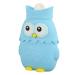 Hot Water Bag Cute Owl Shape Injection Hot Water Bottle Waterproof Portable 400 ml Leak-proof for Hot Compresses (Light Blue)
