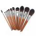 11-Piece Makeup Brush Set - Essential Powder & Eye Shadow Beauty Tools for Flawless Application - Buy Online on GoSupps.com