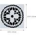 NUOBESTY 8pcs Diy Template Ruler Scrapbook Diy Drawing Stencils Spray Flowers Templates Letter Drawing Tool - Buy Online on GoSupps.com