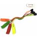 HOLDALL Emergency Safety Whistle - Loud Pea-Less Whistle with Lanyard for Boating, Kayaking, Life Vest - Survival Rescue Signaling (Red/Yellow/Green/Orange) - Buy Online on GoSupps.com