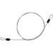 Security Steel Cable  Double Looped Stainless Steel Security Lock Cable for   Loop Cable Scooter Lock(Silver ) - Buy Online on GoSupps.com