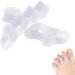 Toe Aligner Perfect Toes Natural Toe Aligner Toe Separators Bunion Correctors Suitable For Men And Women Bunion Pads White - Buy Online on GoSupps.com