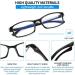 Suertree Blue Light Filter Distance Glasses for Women & Men - Lightweight Myopia Glasses -2.5 Black - Buy Online on GoSupps.com