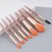 Mini 8 Travel Makeup Brush Set - Perfect Bridesmaid Gift & Foundation Brush for On-the-Go Beauty - Buy Online on GoSupps.com